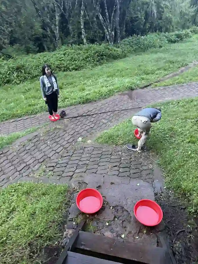 私は一目散に足を入れて失敗！顔からがおすすめです