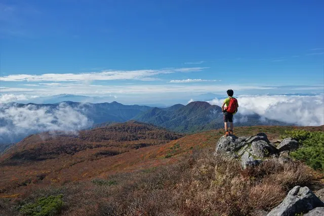 船形山山頂
