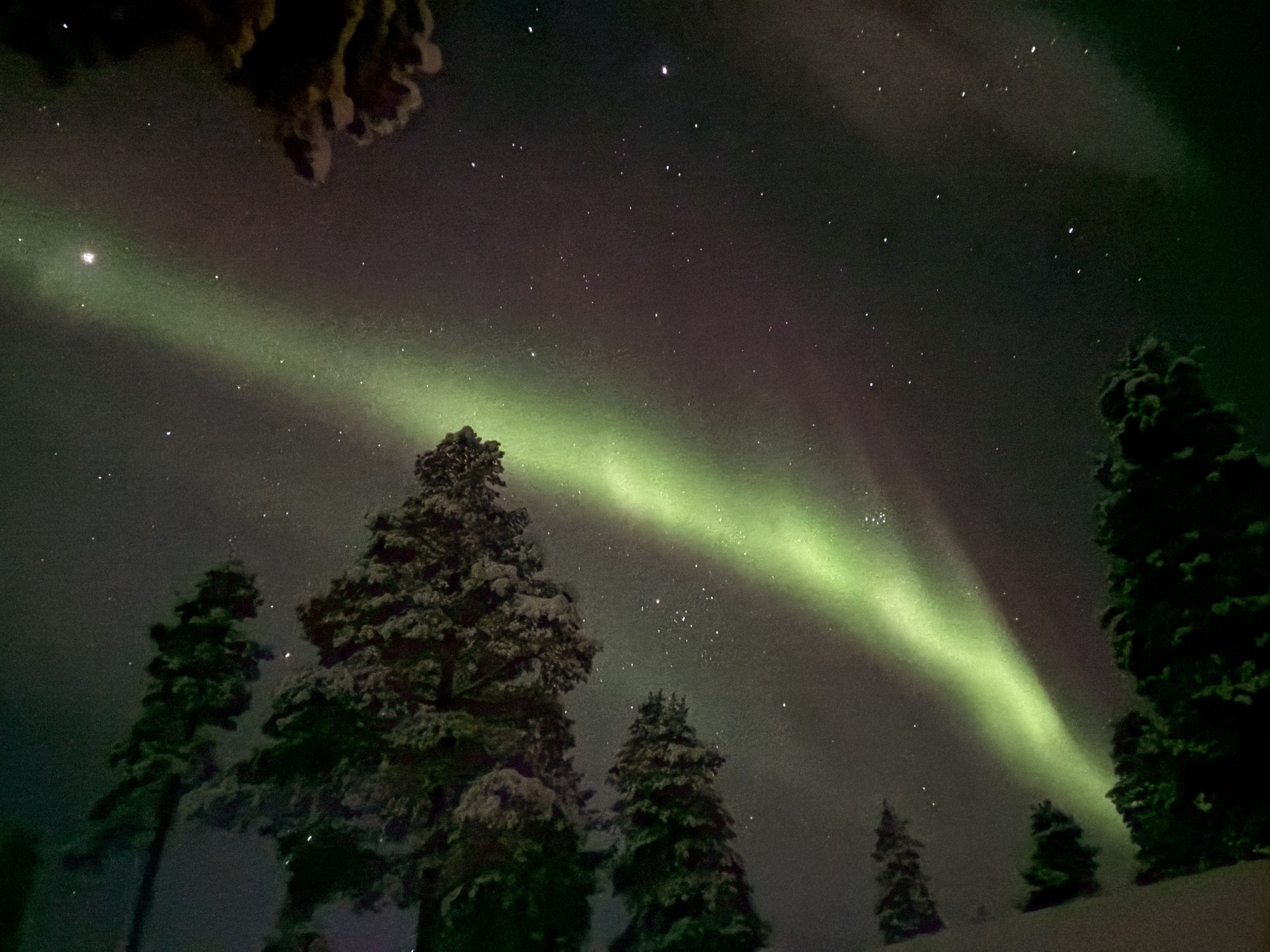 最後にもう一度オーロラの写真