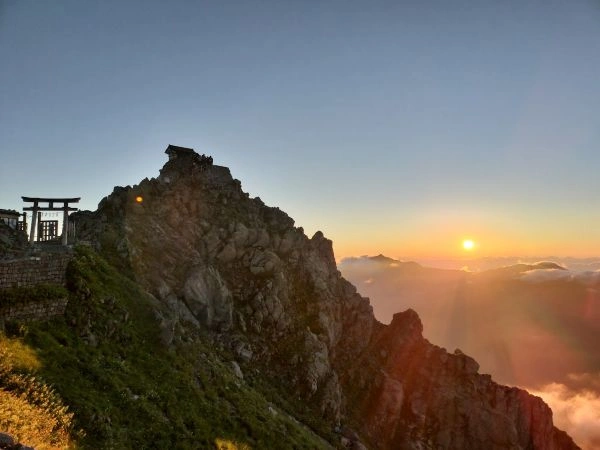 立山三山雄山ご来光