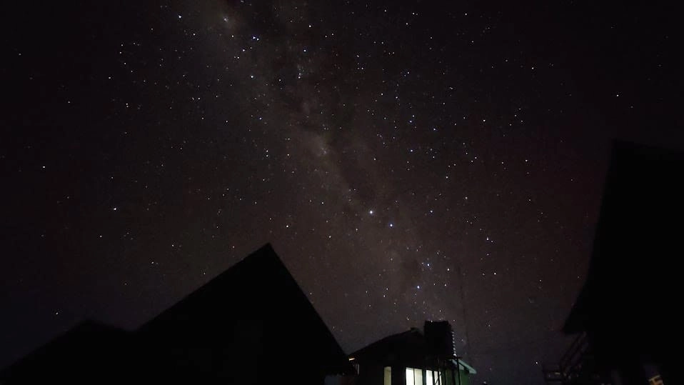 トイレに行く際は星空も見て下さい！！