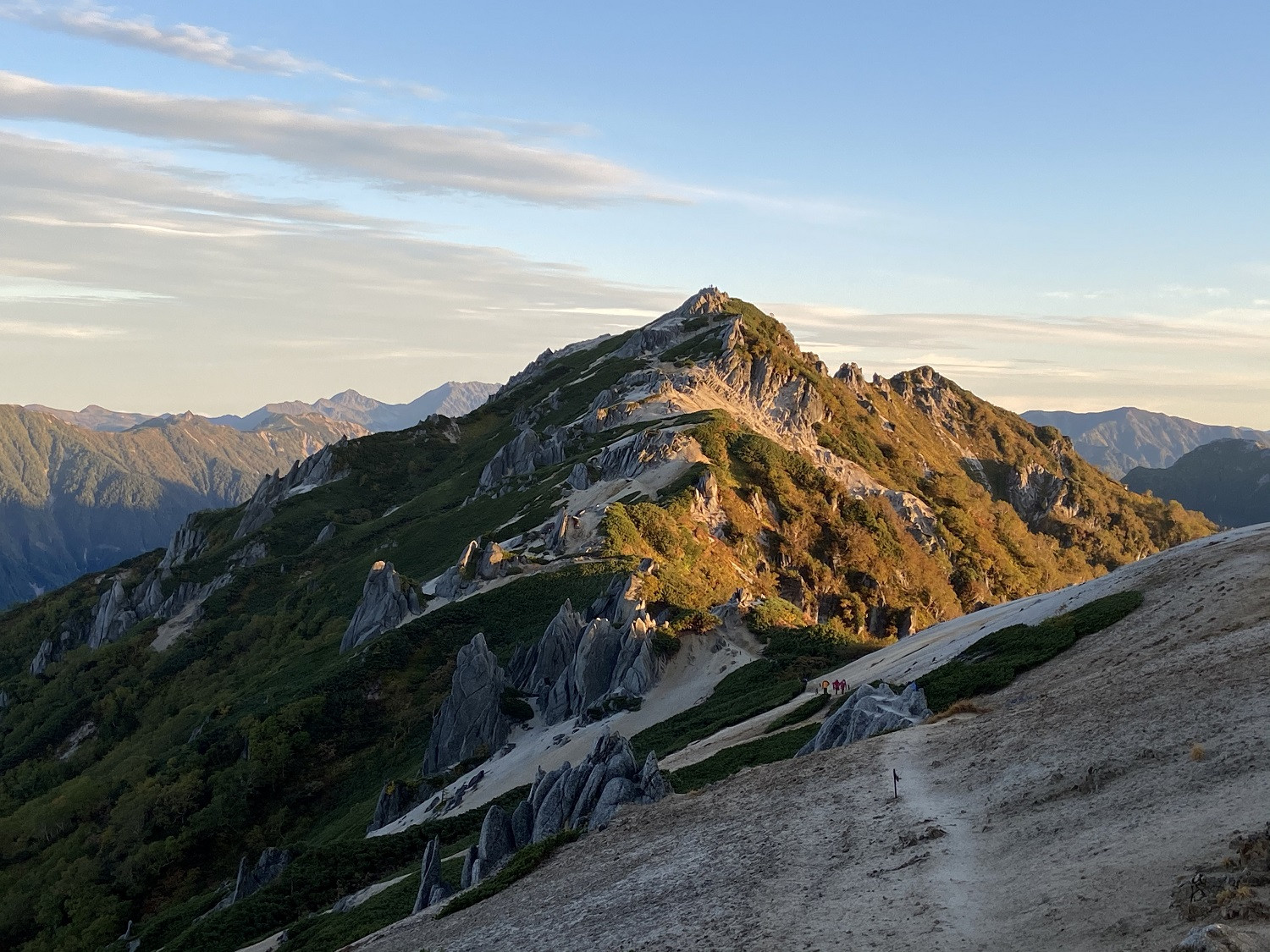 燕岳全景