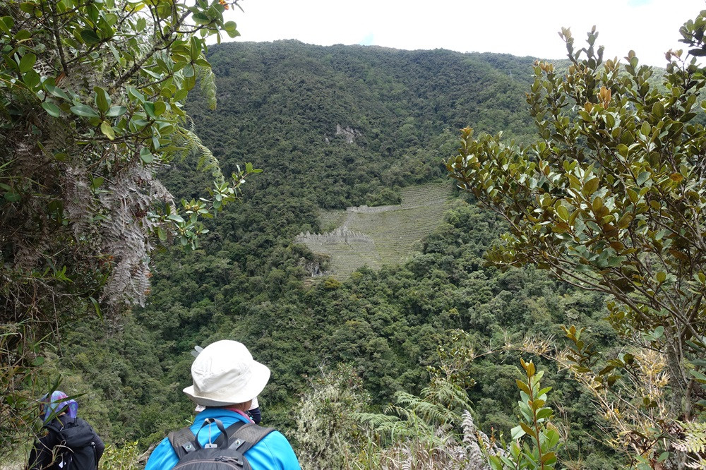 あの段々畑の遺跡まで