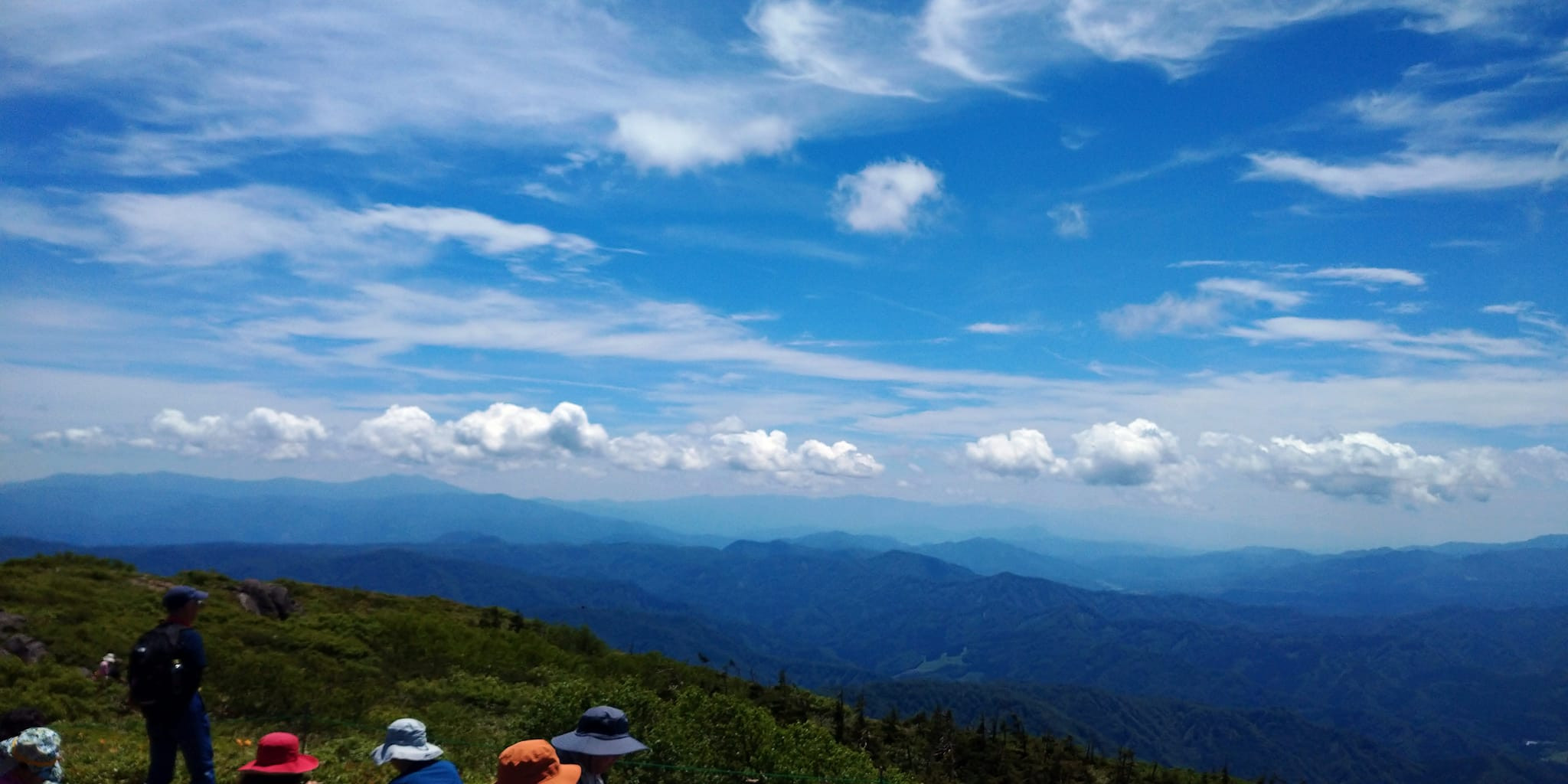 森吉山山頂からの眺望