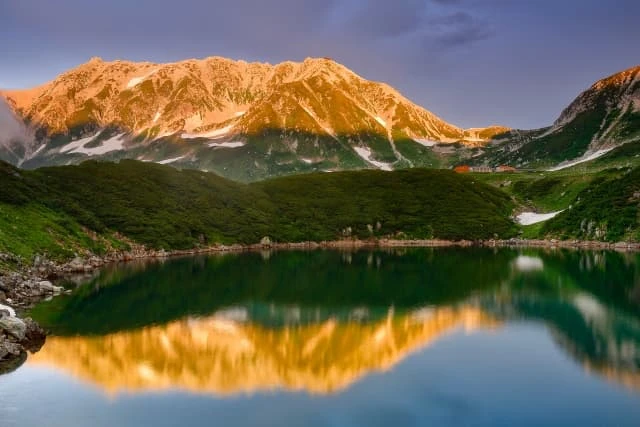 みくりが池夕陽