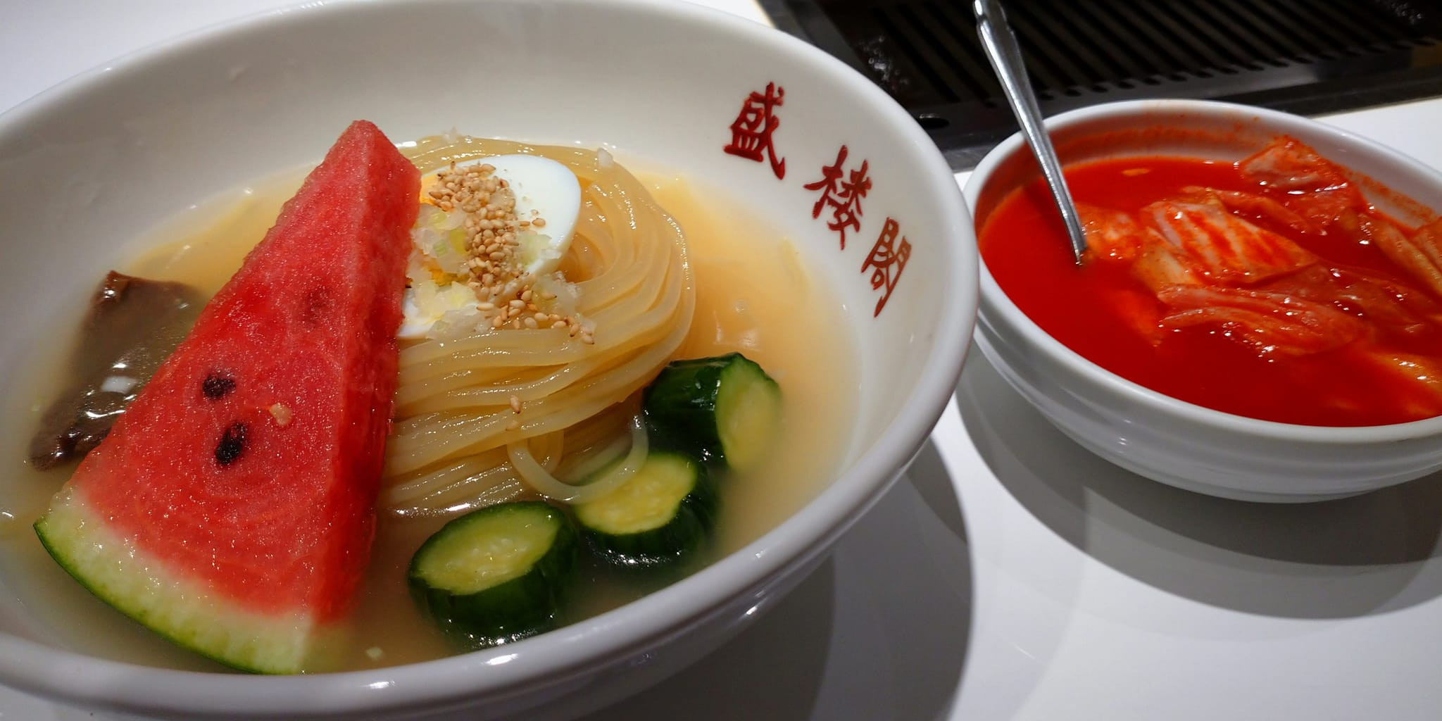 盛岡駅で解散後、盛楼閣で冷麺。美味しかった～！