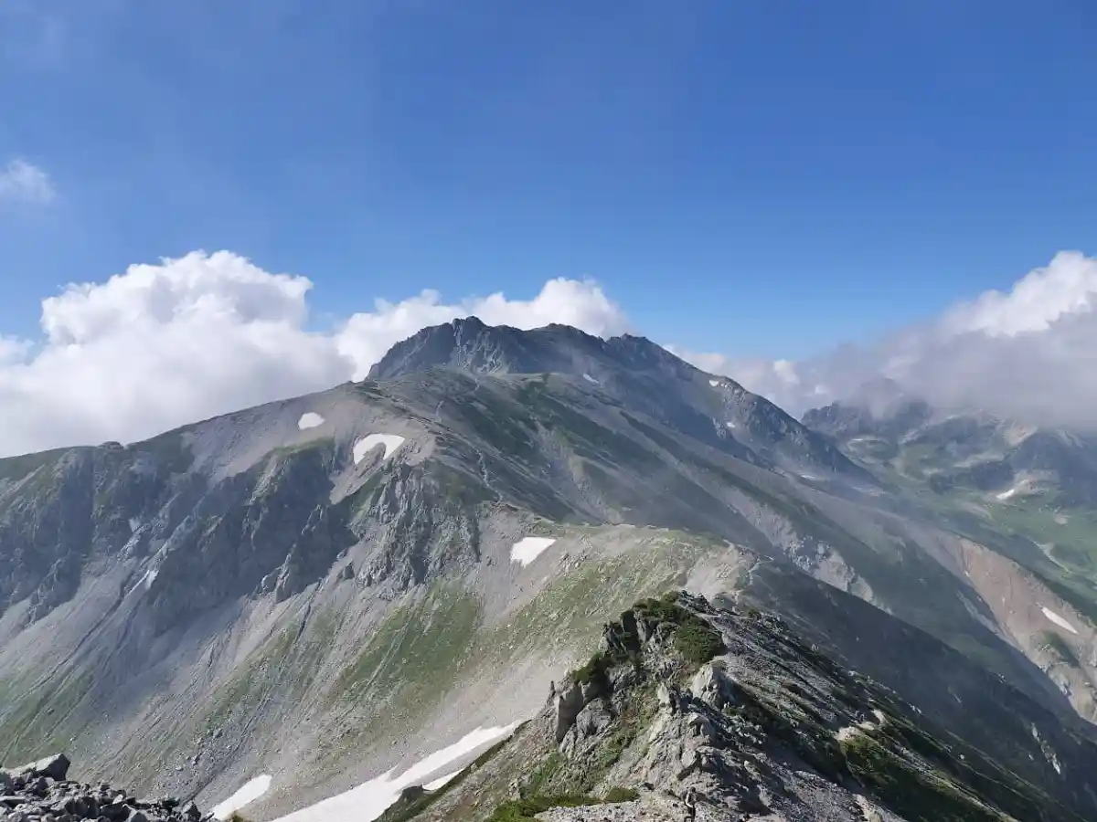 立山三山縦走路絶景