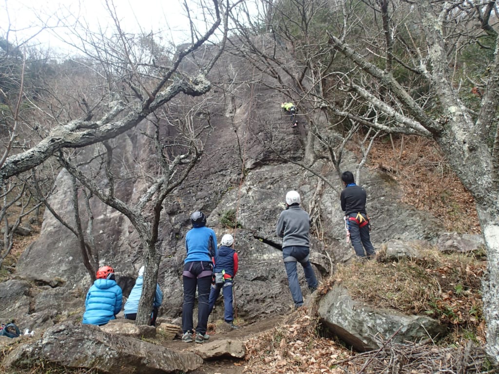 湯河原幕岩クライミング体験講習