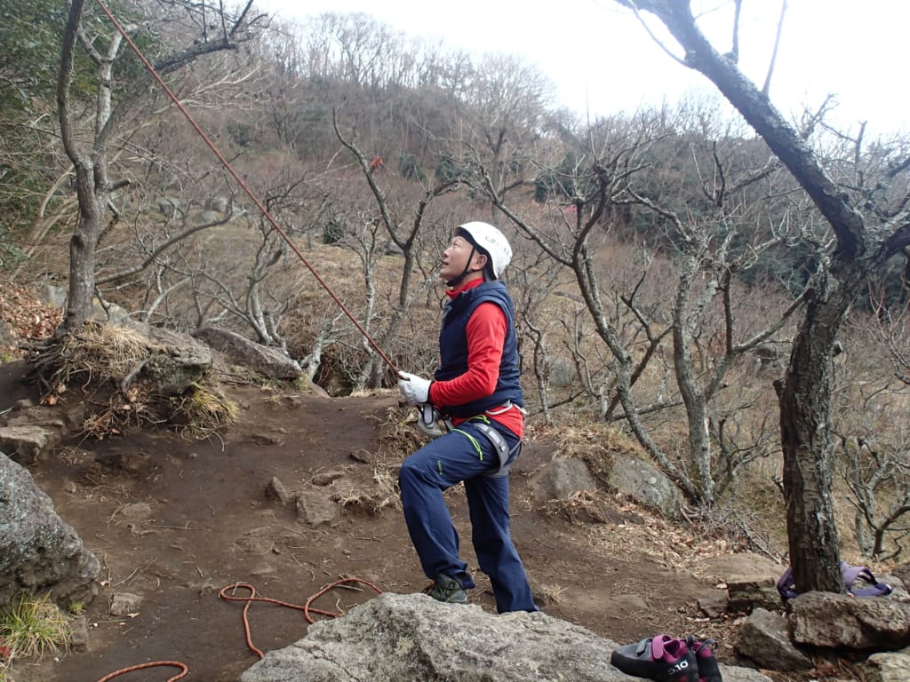 湯河原幕岩クライミング体験講習